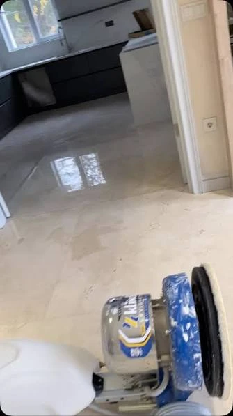 Mermer Özel Kristalize Cila Parlatma Uygulaması